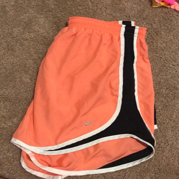 coral nike shorts